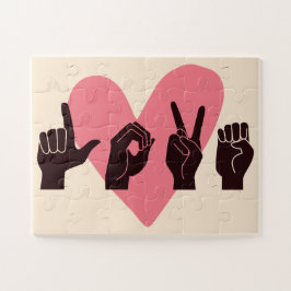 Puzzle ASL Love IV - El día de San Valentín