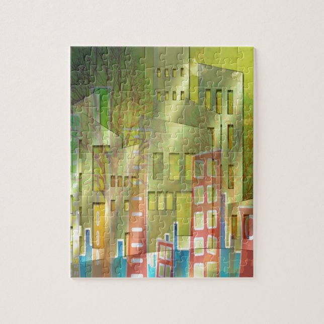 Puzzle Asombrosa arquitectura accesorios de arte urbano (Vertical)