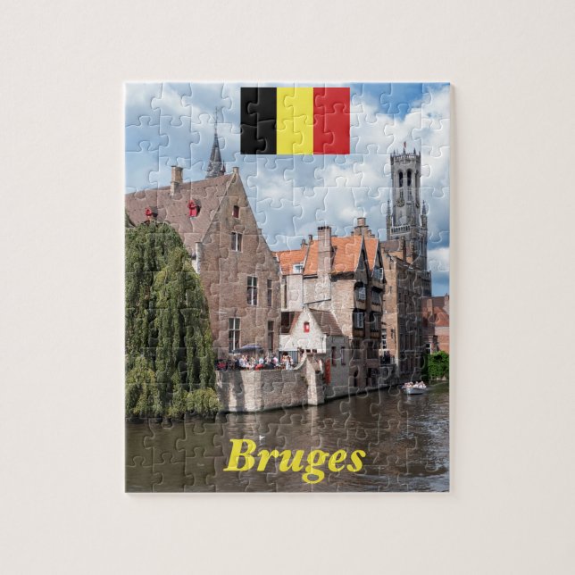 Puzzle ¡Asombroso! Brujas - Bélgica (Vertical)
