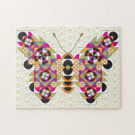 Puzzle Asombroso patrón de tallo de mariposa monarca