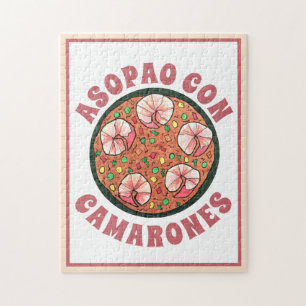 Puzzle Asopao con Camarones Estofado de camarón puertorri