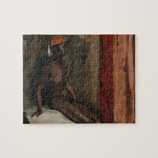 Puzzle Assis Femme Africaine (mujer africana que se (Horizontal)