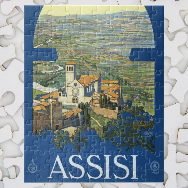 Puzzle Assisi Italia Viajes de época Arte Francesco Basíl (Subido por el creador)