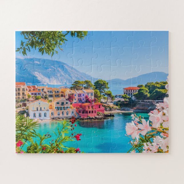 Puzzle Assos, Kefalonia, Grecia (Horizontal)