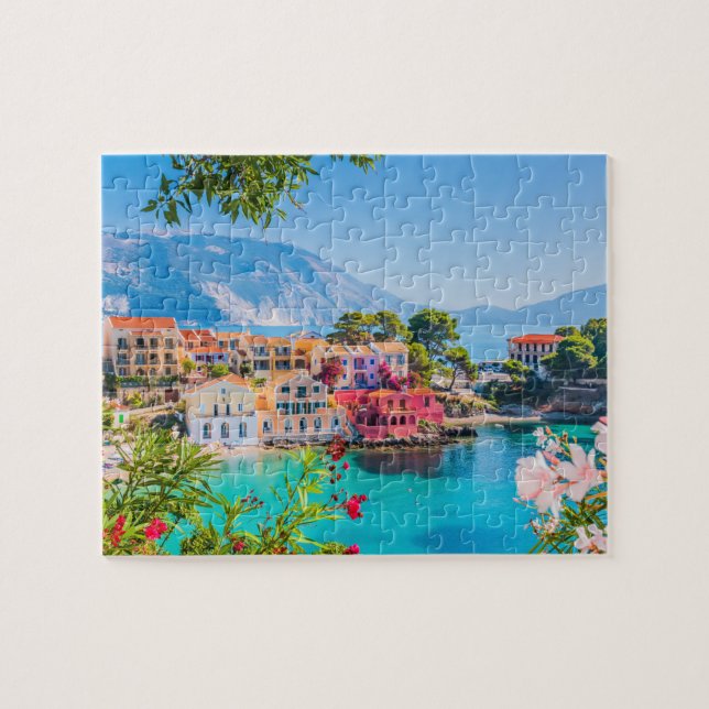 Puzzle Assos, Kefalonia, Grecia (Horizontal)