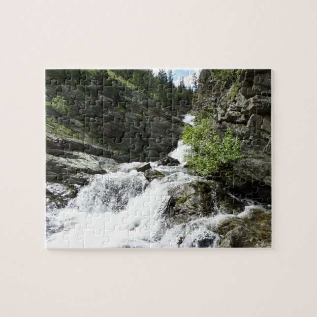 Puzzle Aster Creek en el Parque Nacional Glacier (Horizontal)