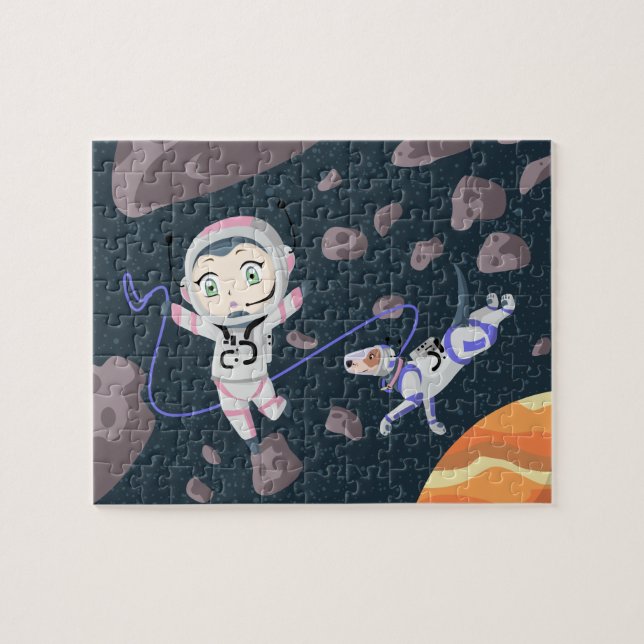 Puzzle Asteroid Girl (Horizontal)
