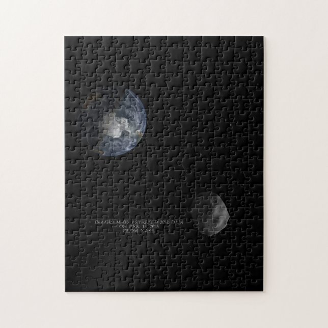 Puzzle Asteroide 2012 DA14 Pasando la Tierra 15 feb. 2013 (Vertical)