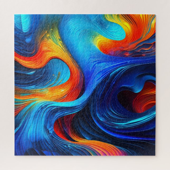 Puzzle "Astralrose" de lava oceánica (Vertical)