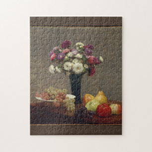 Puzzle Astratos y frutas en una mesa Henri Fantin-Lato Ar