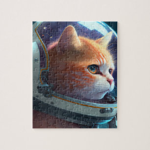Puzzle Astronauta del gato