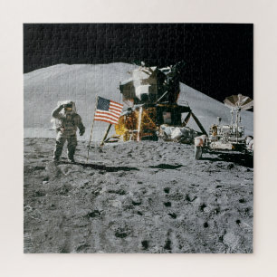 Puzzle Astronauta en la Luna