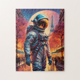 Puzzle astronauta en París
