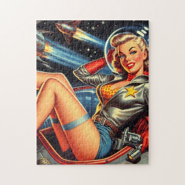 Puzzle Astronauta Pin up (Vertical)