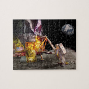 Puzzle Astronauta - Un pequeño paso
