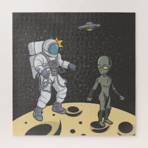 Puzzle Astronauta y extranjera