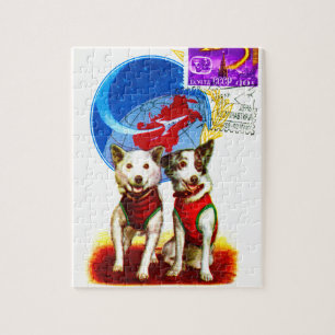 PUZZLE ASTRONAUTAS DEL PERRO DE LA MISIÓN ESPACIAL