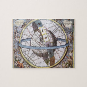 Puzzle Astronomía de época, Planisfera Celestial Zodiac
