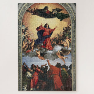 Puzzle Asumir a la Virgen por Tiziano