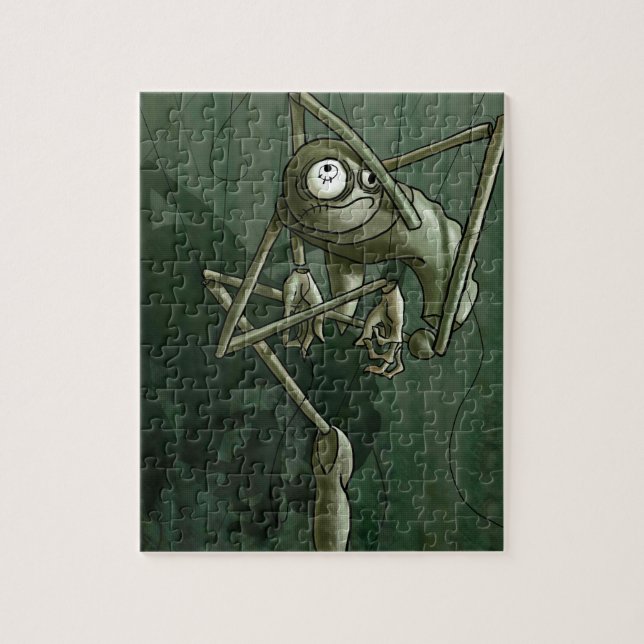 Puzzle Asustado de la oscuridad (Vertical)