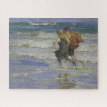 At the Beach (by Edward Henry Potthast)