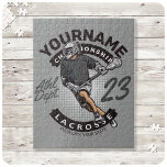 Puzzle Ataque personalizado al equipo deportivo del jugad<br><div class="desc">Equipo deportivo de Lacrosse Player personalizado Diseño de ataque - Personalizar con su nombre o Personalizado de texto! ¡También puedes cambiar el color de fondo! Cualquier pregunta,  envíeme un mensaje.</div>