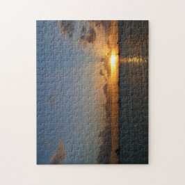 Puzzle Atardecer con veleros paisaje tropical foto