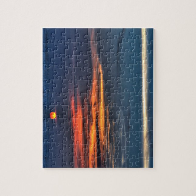 Puzzle Atardecer de Florida en la playa de San Petersburg (Vertical)