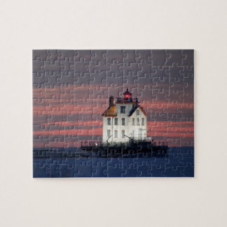 Puzzle Atardecer de invierno en el faro