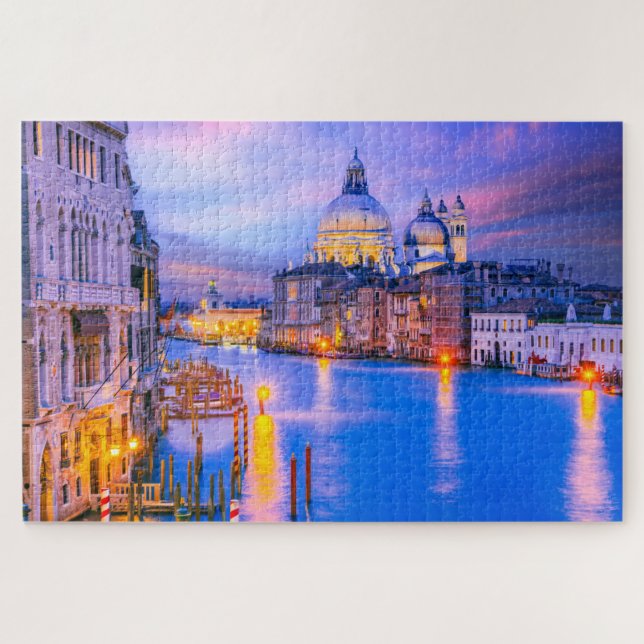 Puzzle Atardecer del Gran Canal de Venecia (Horizontal)