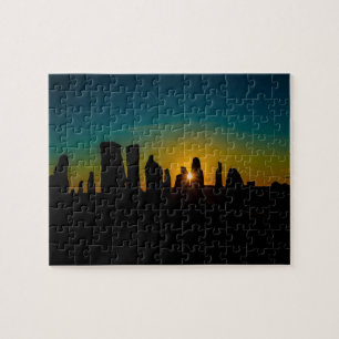Puzzle Atardecer en el Círculo de Piedra Callanish 1