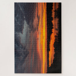 Puzzle Atardecer en el lago Manistee