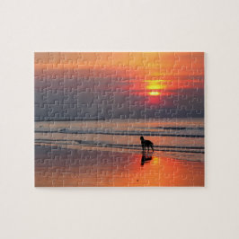 Puzzle Atardecer en el mar de Irlanda - 8x10 - 110 pcs