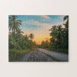 Puzzle Atardecer en el sendero Sandy Beach