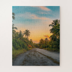 Puzzle Atardecer en el sendero Sandy Beach