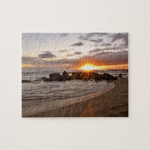 Puzzle Atardecer en Kauaii - Hawaii - 8x10 - 110 pc