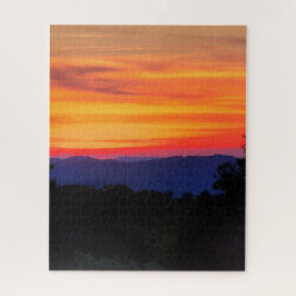 Puzzle Atardecer en la autopista Blue Ridge Parkway