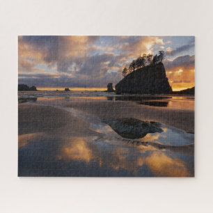 Puzzle Atardecer en la Segunda Playa del Parque Nacional