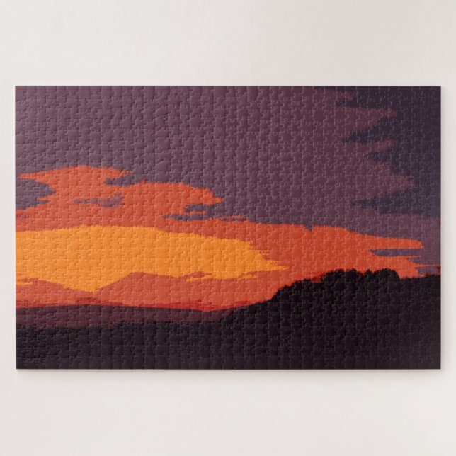 Puzzle Atardecer simplificado (Horizontal)