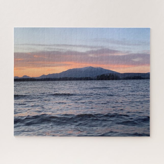 Puzzle Atardecer sobre Katahdin, Maine (Horizontal)