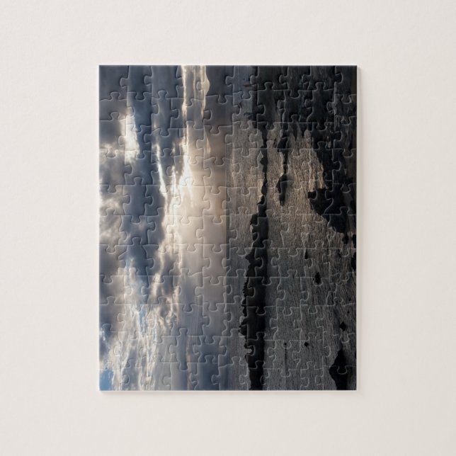 Puzzle Atardecer sobre Lanzarote (Vertical)