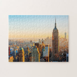 Puzzle Atardecer sobre Nueva York
