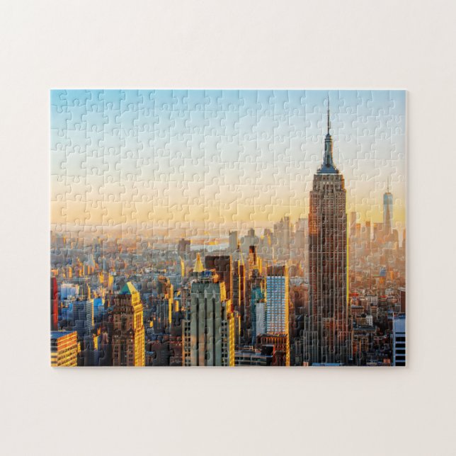 Puzzle Atardecer sobre Nueva York (Horizontal)