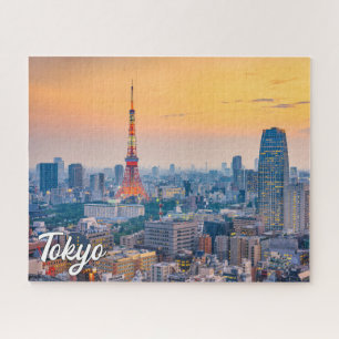 Puzzle Atardecer sobre Tokio, Japón