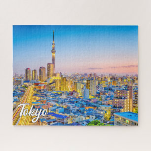 Puzzle Atardecer sobre Tokio, Japón