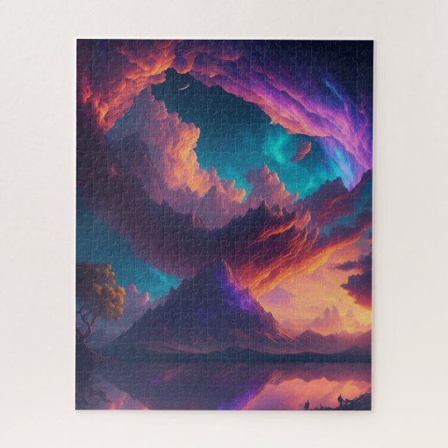 Puzzle Atardecer soleado (Vertical)