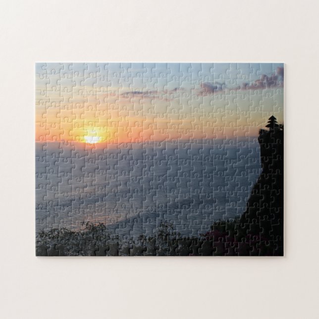 Puzzle Atardecer tropical (Horizontal)