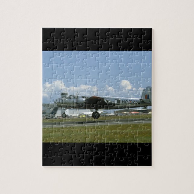 Puzzle Aterrizaje B25. (avión; aviones de b25_WWII (Vertical)