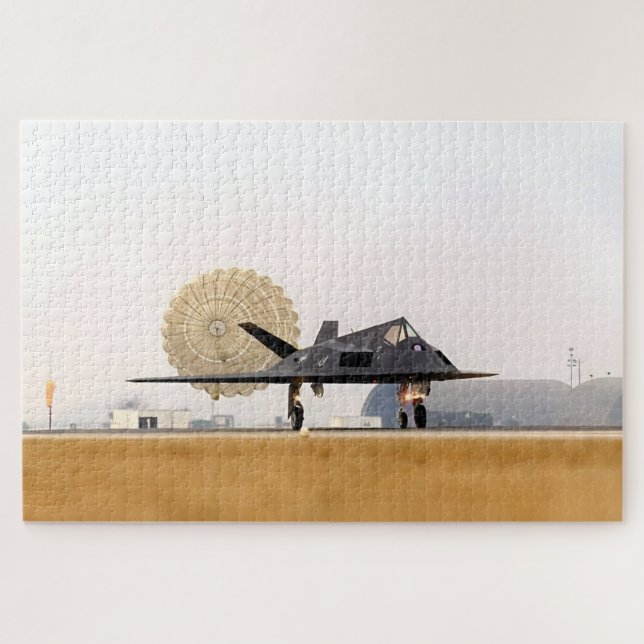 Puzzle Aterrizaje sigiloso: F-117 Nighthawk (Horizontal)
