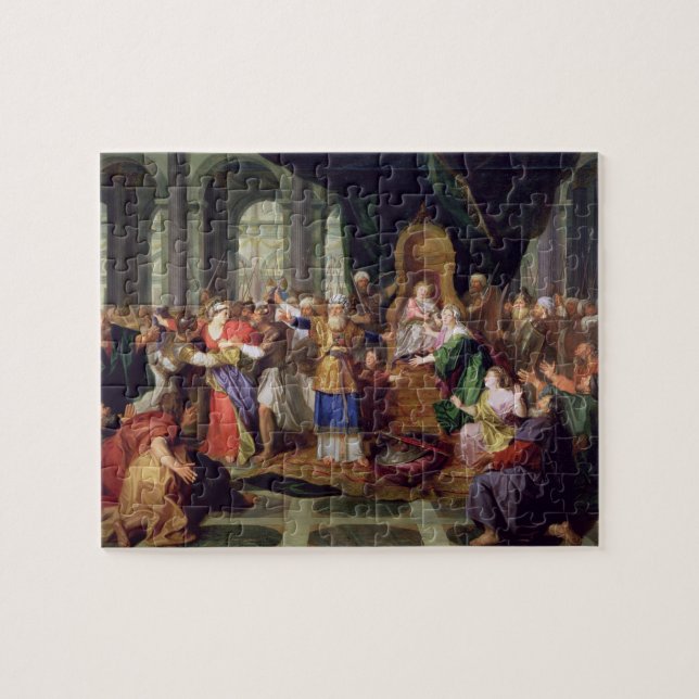 Puzzle Athaliah expulsó del templo, c.1697 (aceite (Horizontal)